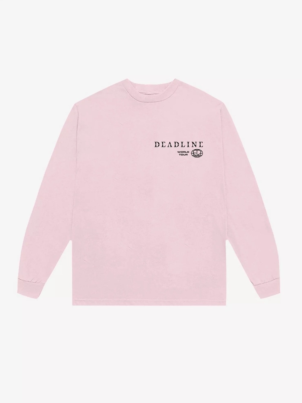 BLACKPINK x HOTTOPIC Deadline World Tour Long Sleeve Tee - Pink